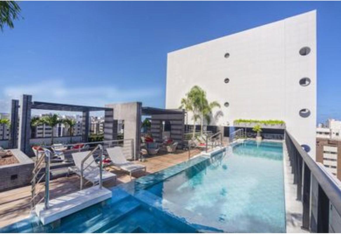 Luxo 1406 - Quarto E Sala Com Varanda Frente Mar Ponta Verde มาเซโอ ภายนอก รูปภาพ