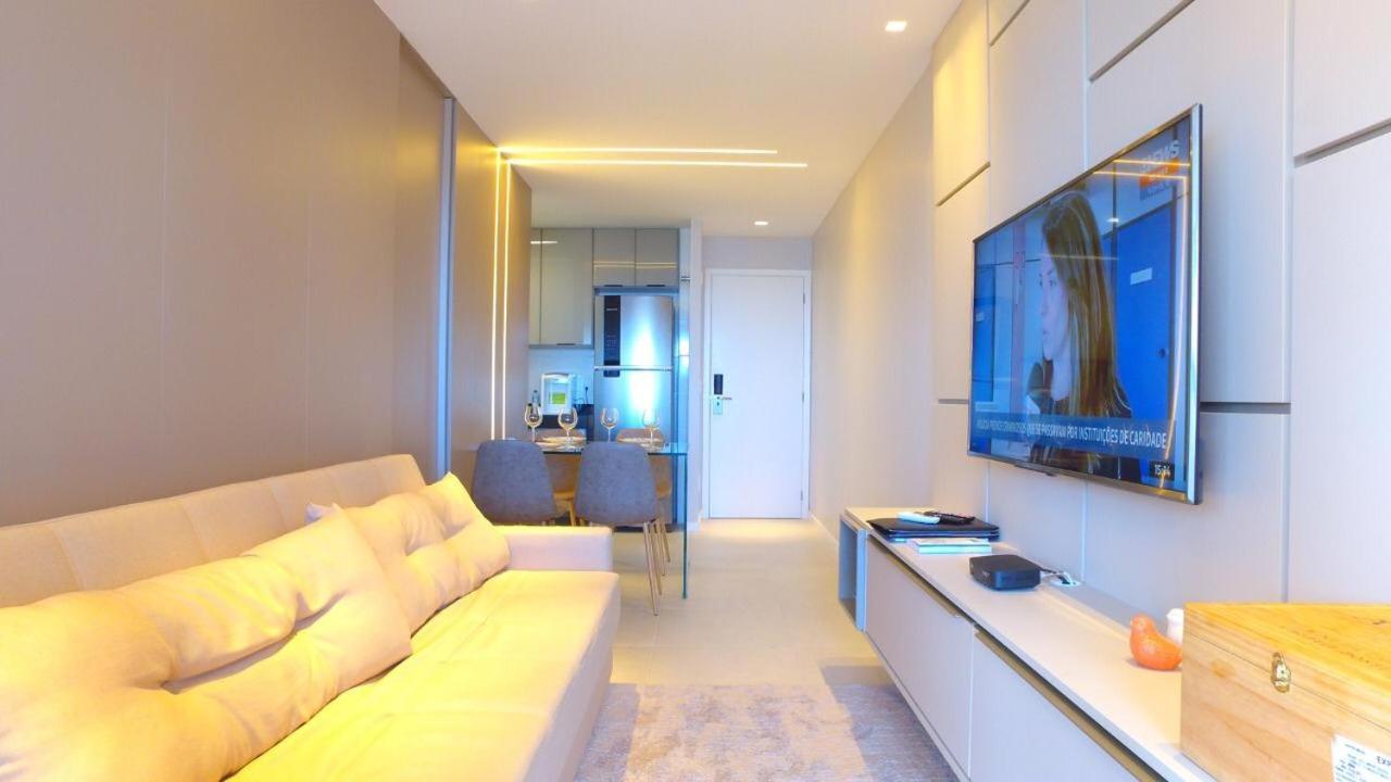 Luxo 1406 - Quarto E Sala Com Varanda Frente Mar Ponta Verde มาเซโอ ภายนอก รูปภาพ