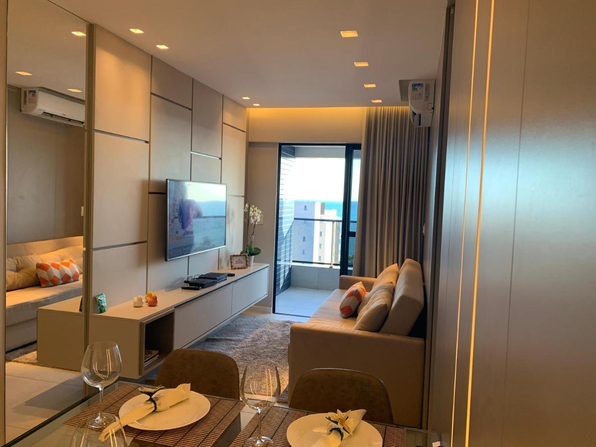 Luxo 1406 - Quarto E Sala Com Varanda Frente Mar Ponta Verde มาเซโอ ภายนอก รูปภาพ