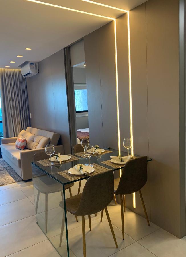 Luxo 1406 - Quarto E Sala Com Varanda Frente Mar Ponta Verde มาเซโอ ภายนอก รูปภาพ